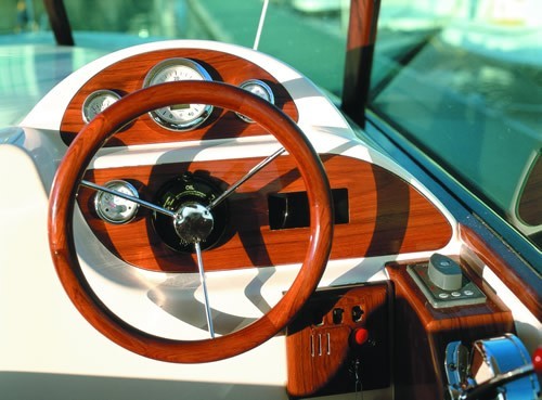Azzura 33 - beautiful timberwork © . Azzura Marine Media www.azzurayachts.com